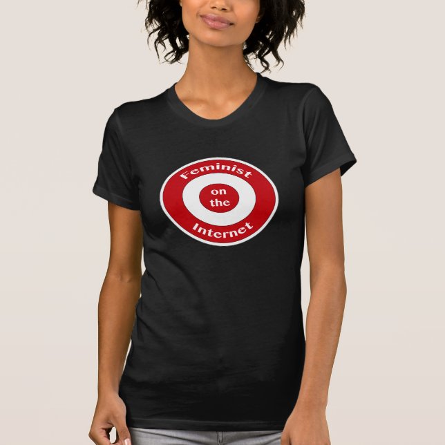 Camiseta Feminista no Internet (alvo) (Frente)