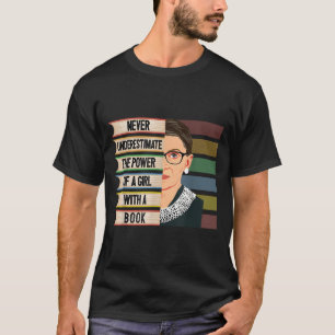 Camiseta Feminista Ruth Bader Ginsburg Rbg Citação Menina C