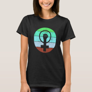 Camiseta Feminista - Símbolo Feminina para Igualdade Femini