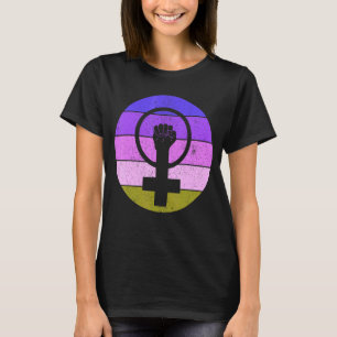 Camiseta Feminista - Símbolo Feminina para Igualdade Femini