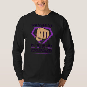 Camiseta Feministas Fortes Citam Patriarquia Esmagadora Su