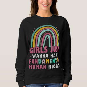 Camiseta Feministas Meninas Só Querem Ter Direitos Fundamen