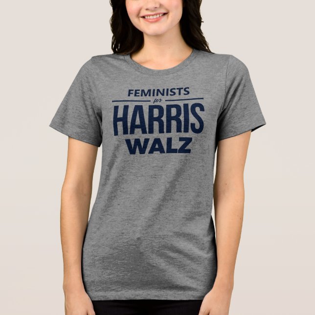 Camiseta Feministas por Harris Walz (Frente)