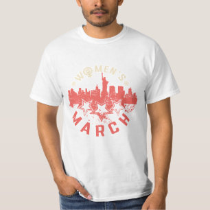 Camiseta Feministas Rostos Mascarados: Coleção de Marcha da