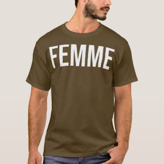 Camiseta Femme Butch Lésbica Orgulho gay
