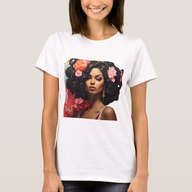 Camiseta Femmes ferozes: capacitando mulheres (Frente)