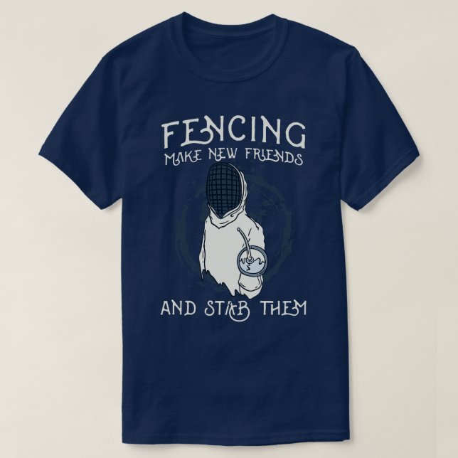 Camiseta Fencer de Esgrima (Frente do Design)