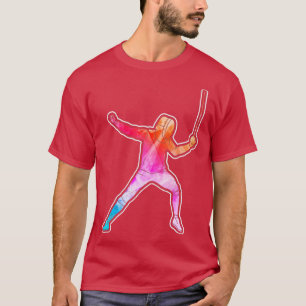 Camiseta Fencer Fencer Foil Epee Saber2