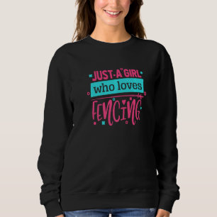 Camiseta Fencer Mask Costume Apenas Uma Menina Que Ama A Es