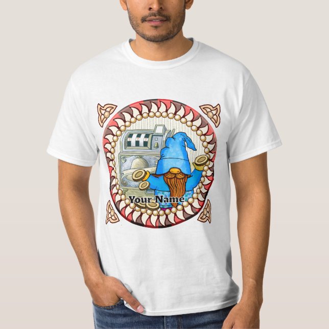 Camiseta Fendas de sino gnomo  (Frente)