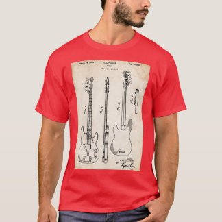Camiseta Fender Precision Bass Guitar Norte-Americano