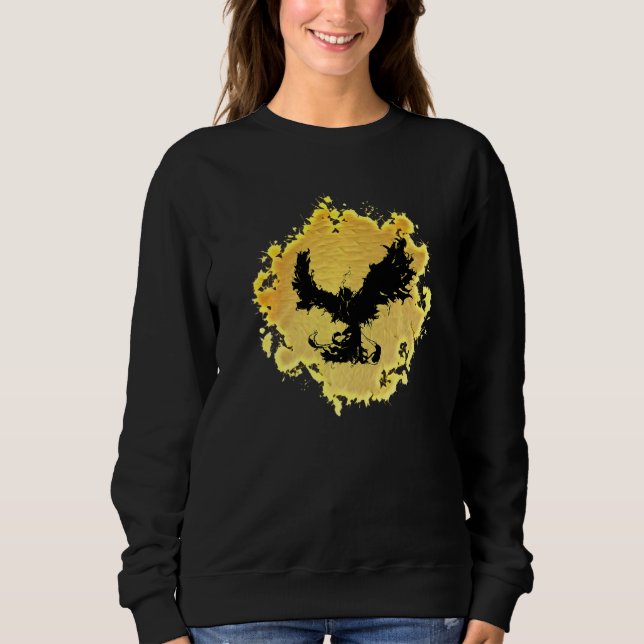Camiseta Fênix Da Fênix Do Pássaro De Fogo Cinza Phoenix (Frente)