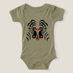 Camiseta Fênix Espiritual Tribal Gêmea – Abstrato Simétrico