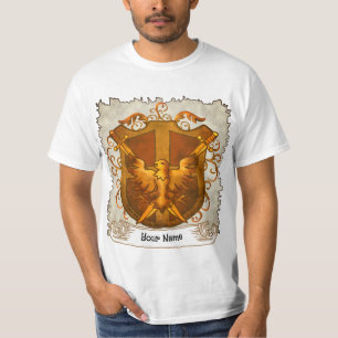 Camiseta Fênix Family Crest Surname