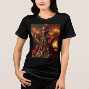 Camiseta Fênix Fire Queen Steampunk Victorunk Industrial
