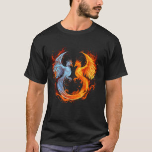 Camiseta Fênix Rejuvenescimento Trabalho de arte da Ascensã