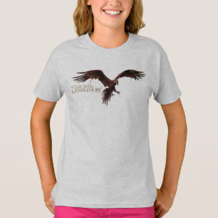Camiseta Fênix Voando Gráfico