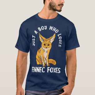 Camiseta Fennec Fo Lover Irritado Apenas Um Menino Que Ama 