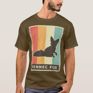 Camiseta Fennec Fo Lover Vintage Poster Animal 1161
