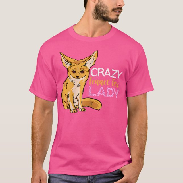 Camiseta Fennec Fox Annoyed Lady Desert Animal Fennec Fox L (Frente)