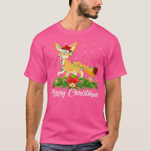 Camiseta Fennec Fox Lover Matching Santa Hat Fennec Fox Chr