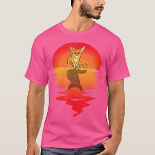 Camiseta Fennec Fox Sunset Ear Animal Fennec Fox Proprietár