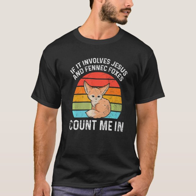 Camiseta Fennec Vixen Para Um Ventilador Fennec Fox (Frente)