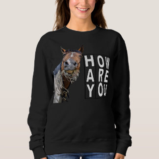 Camiseta Feno Como Você Está Cavalo Comendo Palha