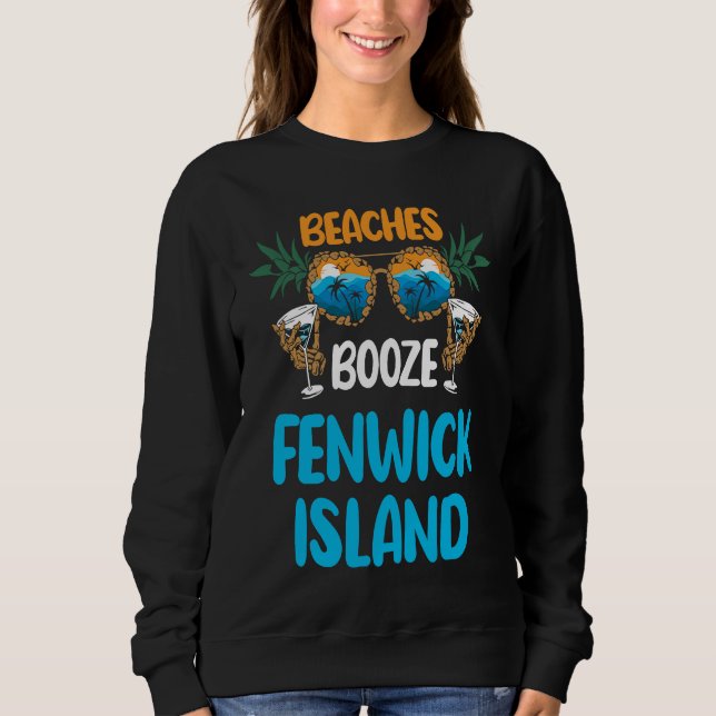 Camiseta Fenwick Island Delaware Beaches Vacation Party Mat (Frente)