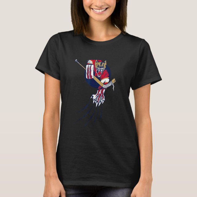 Camiseta Fera do Goleiro de Hóquei no Goleiro Pantera de Ge (Frente)