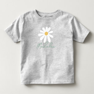 Camiseta Fera Margarida Flor Silvestre Aniversário de 1 ano