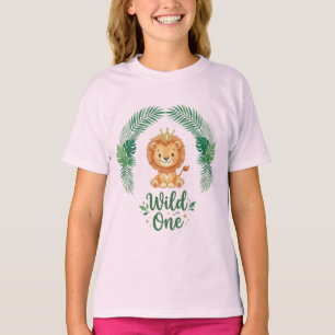 Camiseta Fera Selvagem Primeiro Aniversário Menino Menina C