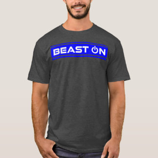 Camiseta Fera sobre Malhação de ginástica Azul Gym dizendo