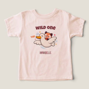 Camiseta Fera Solitária Panda Vermelho Voador Primeiro Aniv