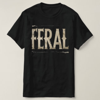 Camiseta FERAL - Declaração Minimalista para Almas