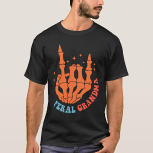 Camiseta Feral Grandma Funny Grandma Dia de as mães