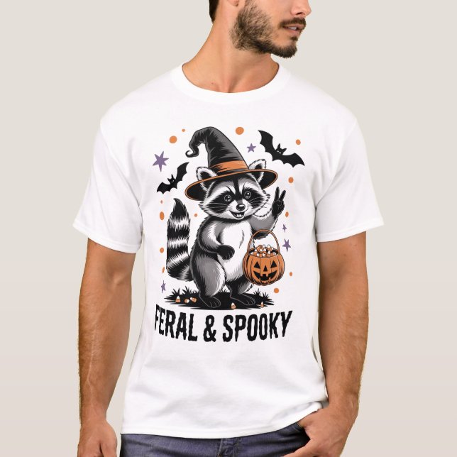 Camiseta Feral Spooky Hallowen (Frente)