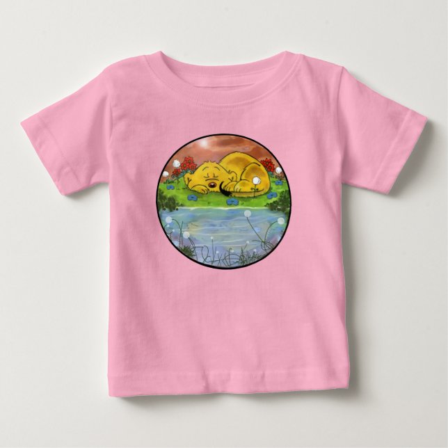 Camiseta Ferald Dormindo Pelos Girassóis (Frente)