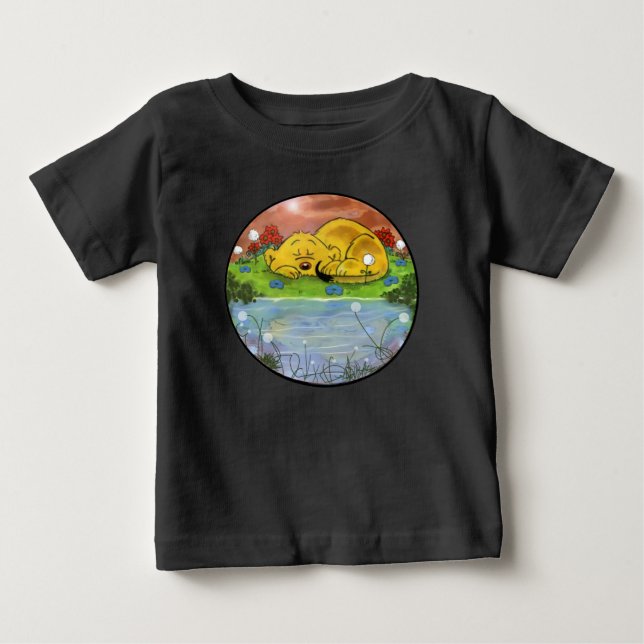 Camiseta Ferald Dormindo Pelos Girassóis (Frente)