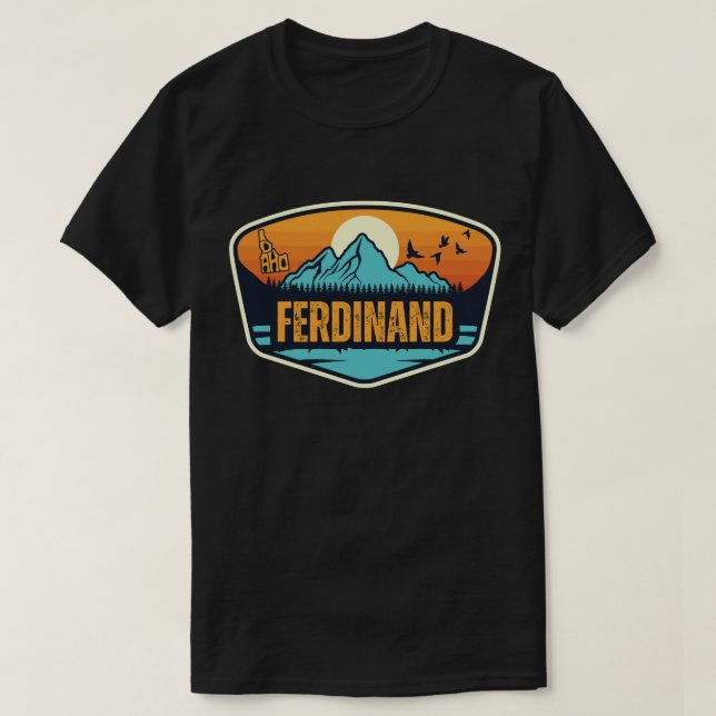Camiseta Ferdinand, Idaho (Frente do Design)