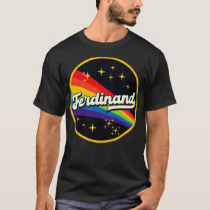 Camiseta Ferdinand Rainbow In Space Vintage Style