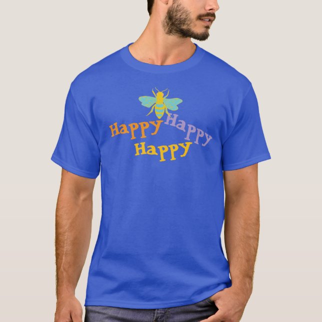 Camiseta Ferg-anon T Feliz Abelha (Frente)