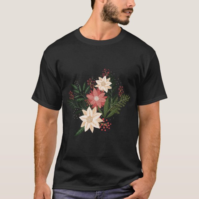 Camiseta feriado botânico moderno premium (Frente)