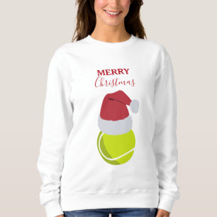 Camiseta Feriado da Bola de Esporte na Tênis de Natal