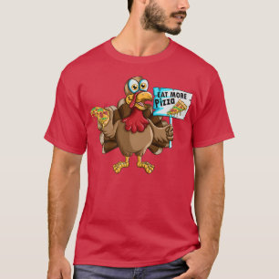 Camiseta Feriado de Ação de Graças Turquia Comida Rápida Co