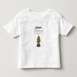Camiseta Feriado de Árvore de Natal Russo Moderno