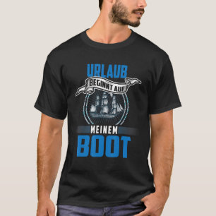 Camiseta Feriado De Boat Holiday Começa No Meu Barco