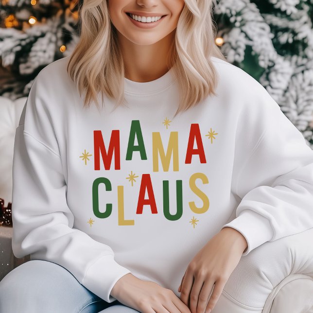 Camiseta Feriado de Natal da Engraçado Mama Claus (Criador carregado)