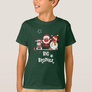 Camiseta Feriado de Natal da Família Personalizada Grande I