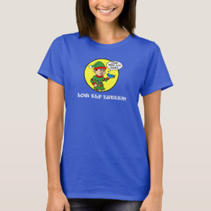 Camiseta Feriado de Natal de Baixo Elf Esteem Engraçado